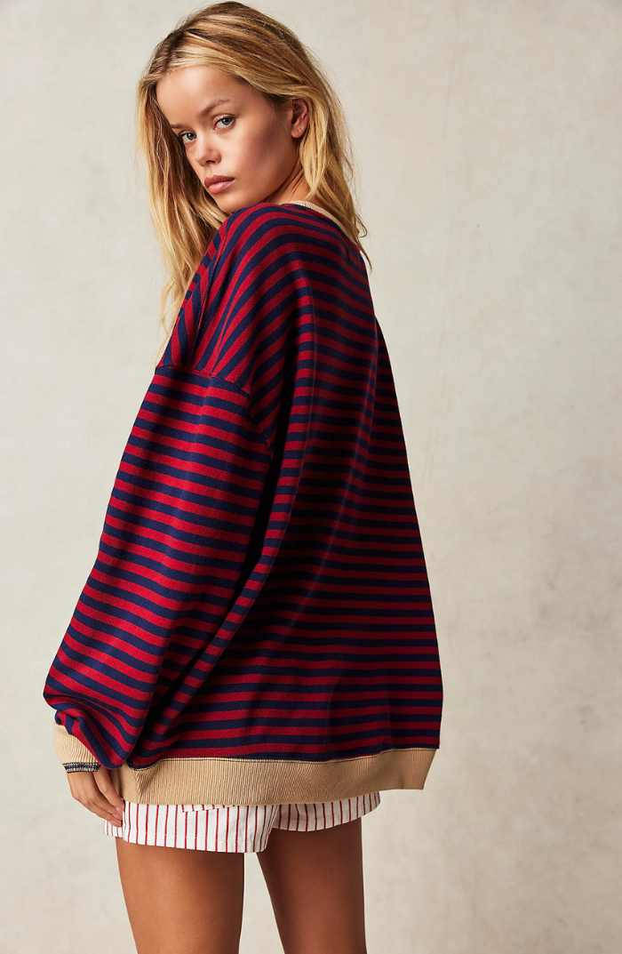 MAAIKE™ | Gestreepte Oversized Trui