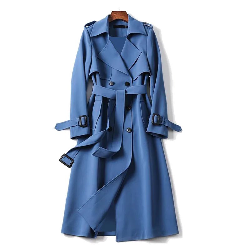 Fayra | Elegante waterdichte trenchcoat - FashionmodeonFayra | Elegante waterdichte trenchcoatFashionmodeonFashionmodeonP1331 - Blue - S1713533265530/229Fayra | Elegante waterdichte trenchcoatFayra | Elegante waterdichte trenchcoatBlauwXS